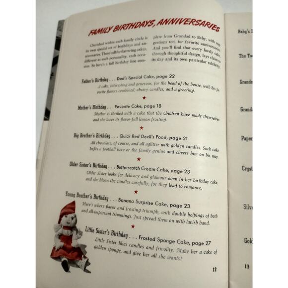 Vintage Cook Book Time For a Party A Hostess Book of Baking Recipes (bb2) - Picture 7 of 10